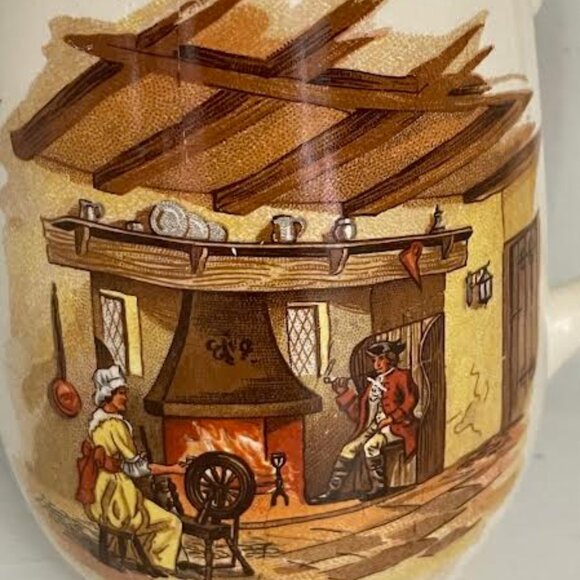 Charming  Falcon Ware Lawrence & Grundy Jug/ Pitcher Vintage English Jug - Picture 10 of 11